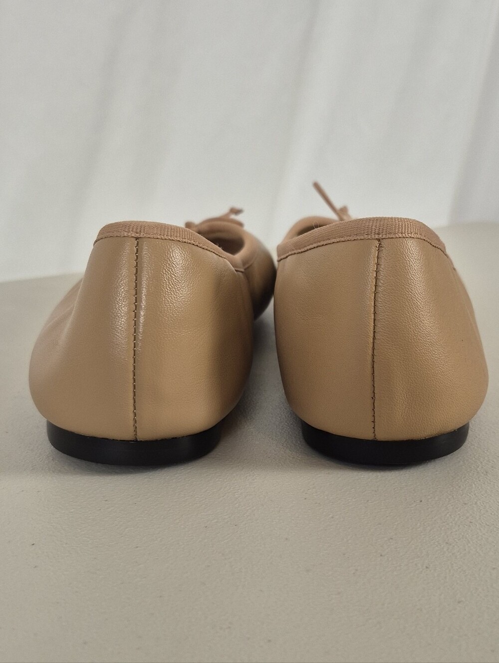 J. Crew Andi Leather Ballet Flats With Bow Detail In Roasted Pecan - Size 10.5 - Picture 6 of 15